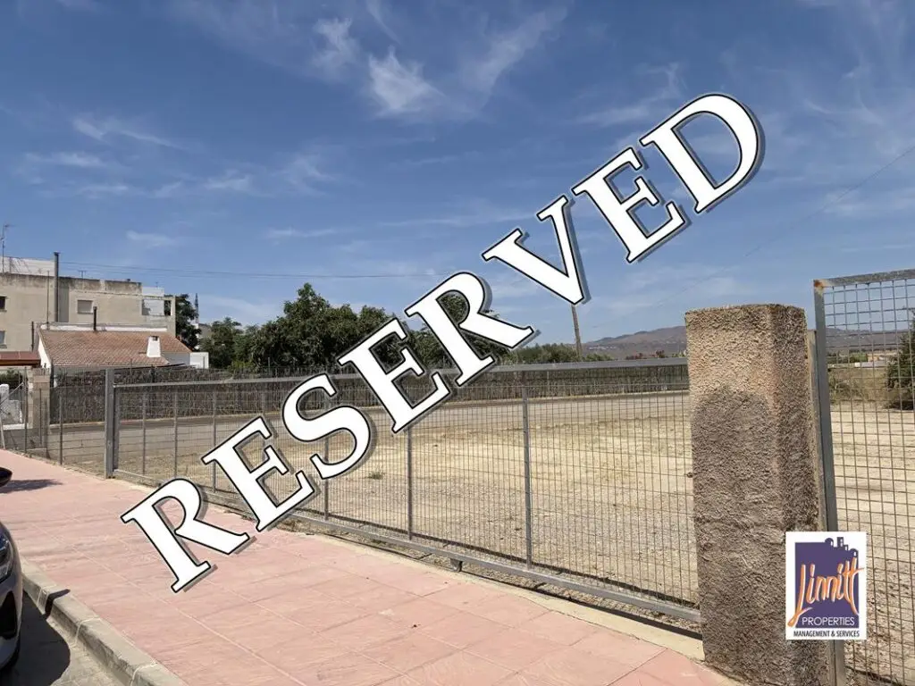 RESERVED Plot of land in Turre REF: A1783